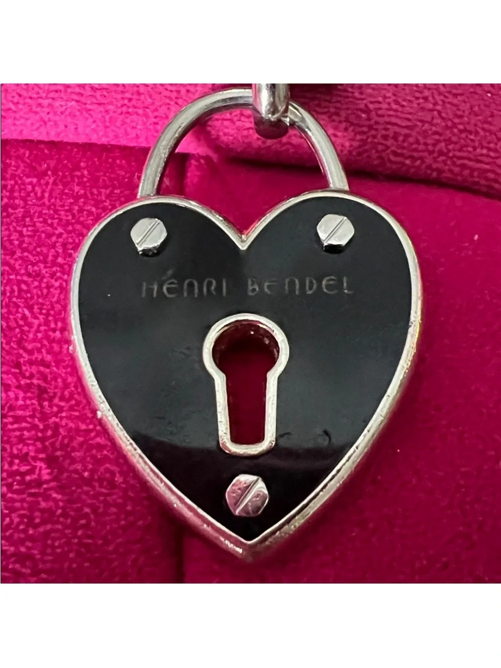 henri Bendel NewYork Signature Key Fob/Bag Tag